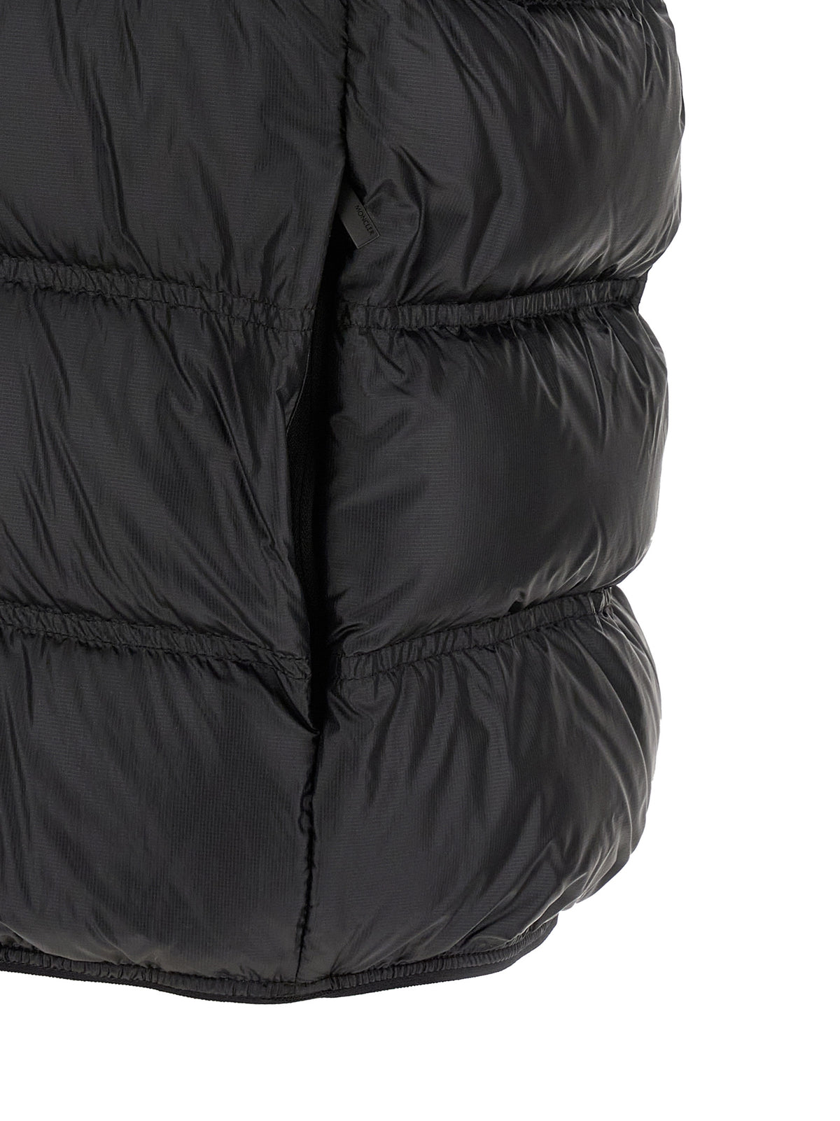 Chaleco Moncler de Poliamida Negro Silueta Contemporánea
