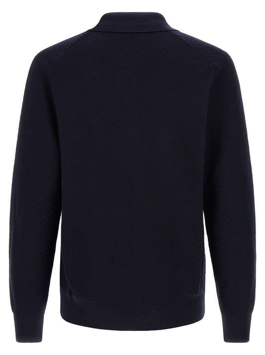 Camiseta Polo Azul De Algodón Hugo Boss Modelo H Lomarino