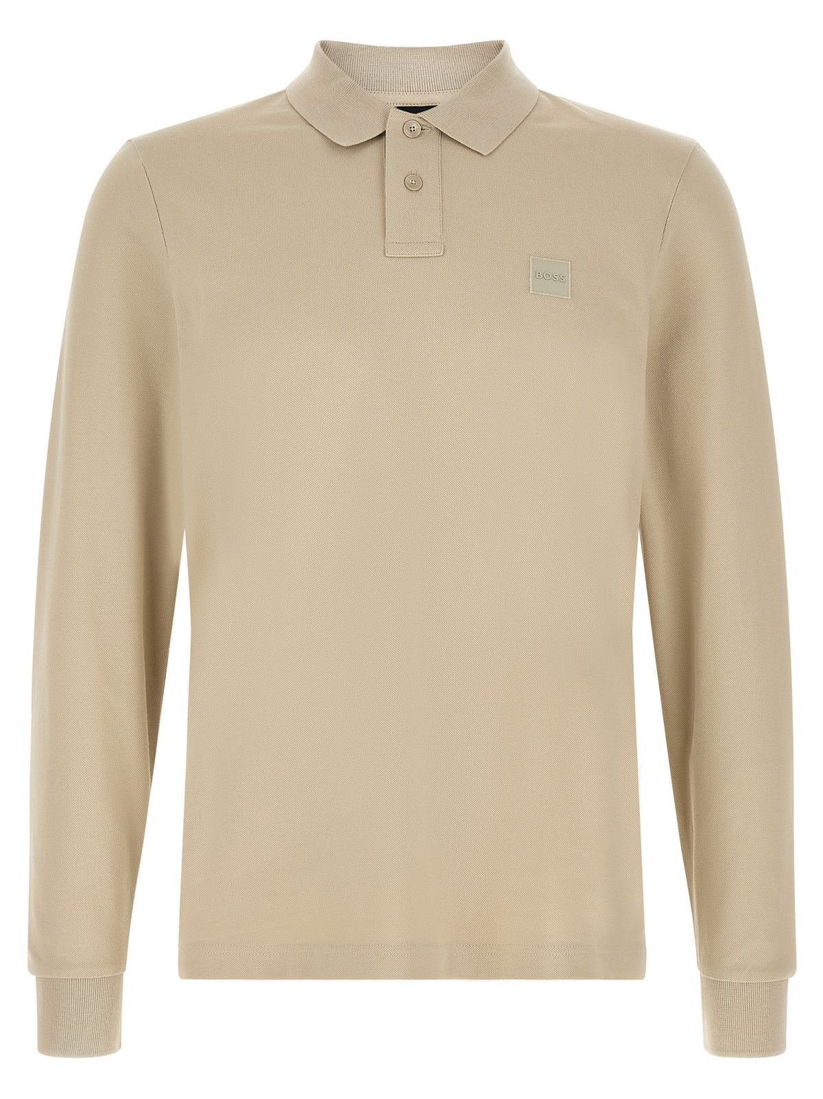 Hugo Boss Classic Beige Cotton Polo Shirt