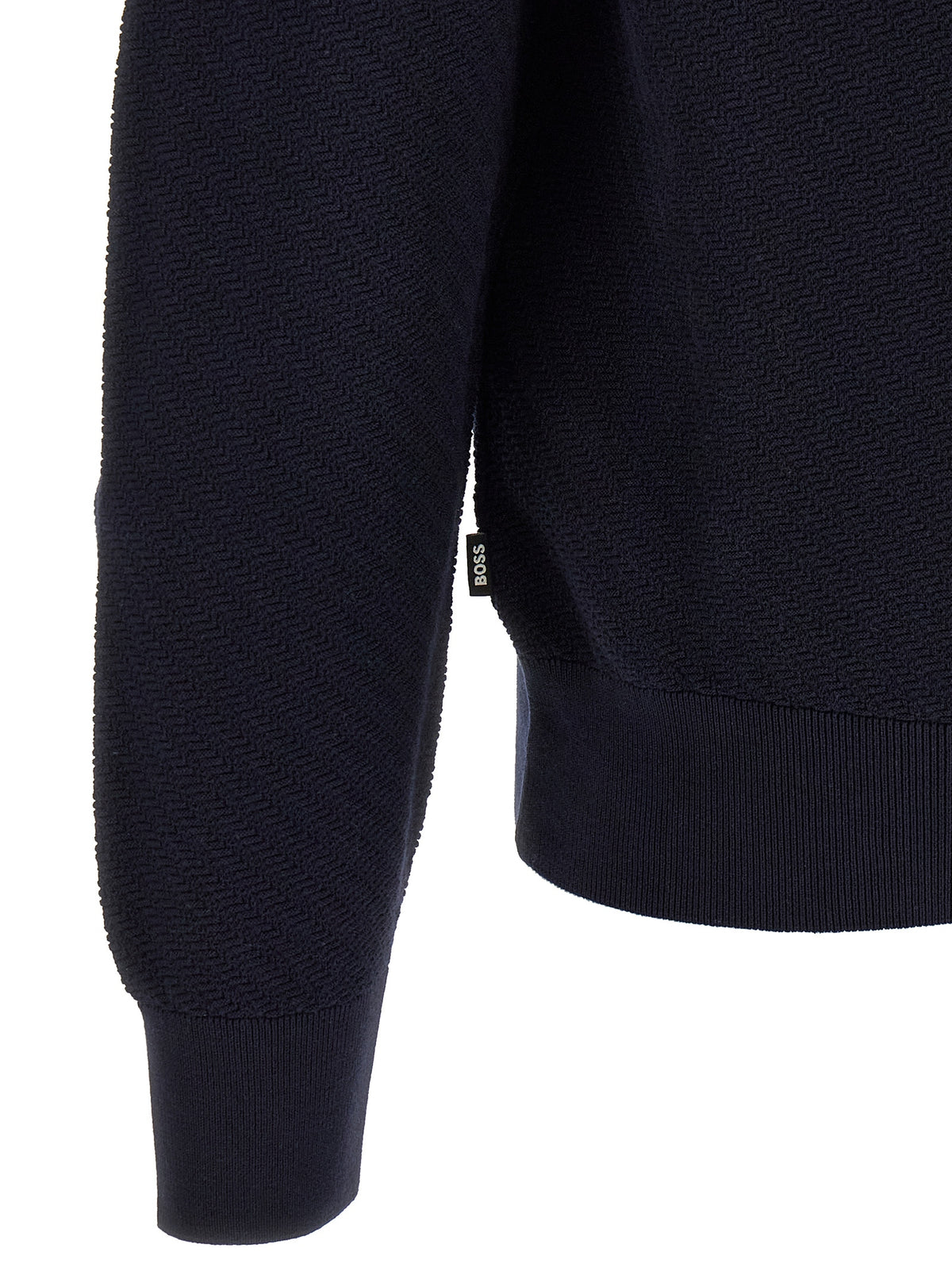 Camiseta Polo Azul De Algodón Hugo Boss Modelo H Lomarino