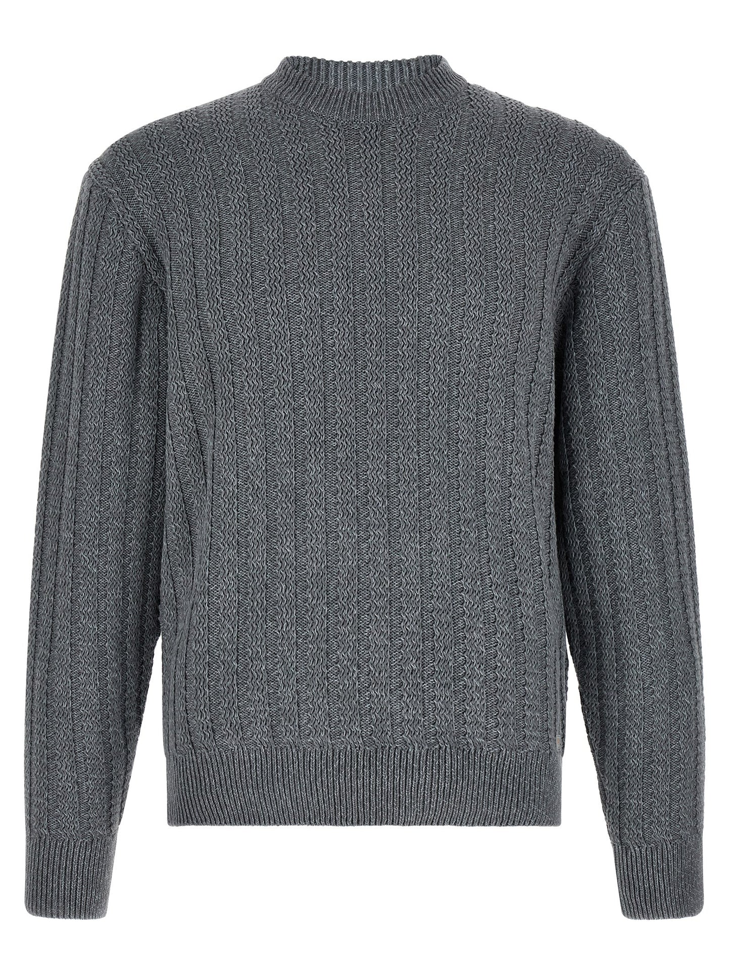 Hugo Boss Grey Cotton Cardigan - Soft Everyday Comfort