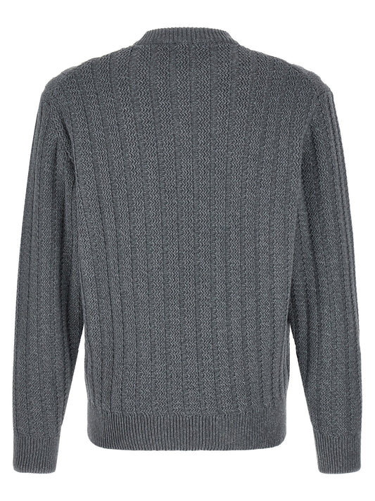 Hugo Boss Grey Cotton Cardigan - Soft Everyday Comfort