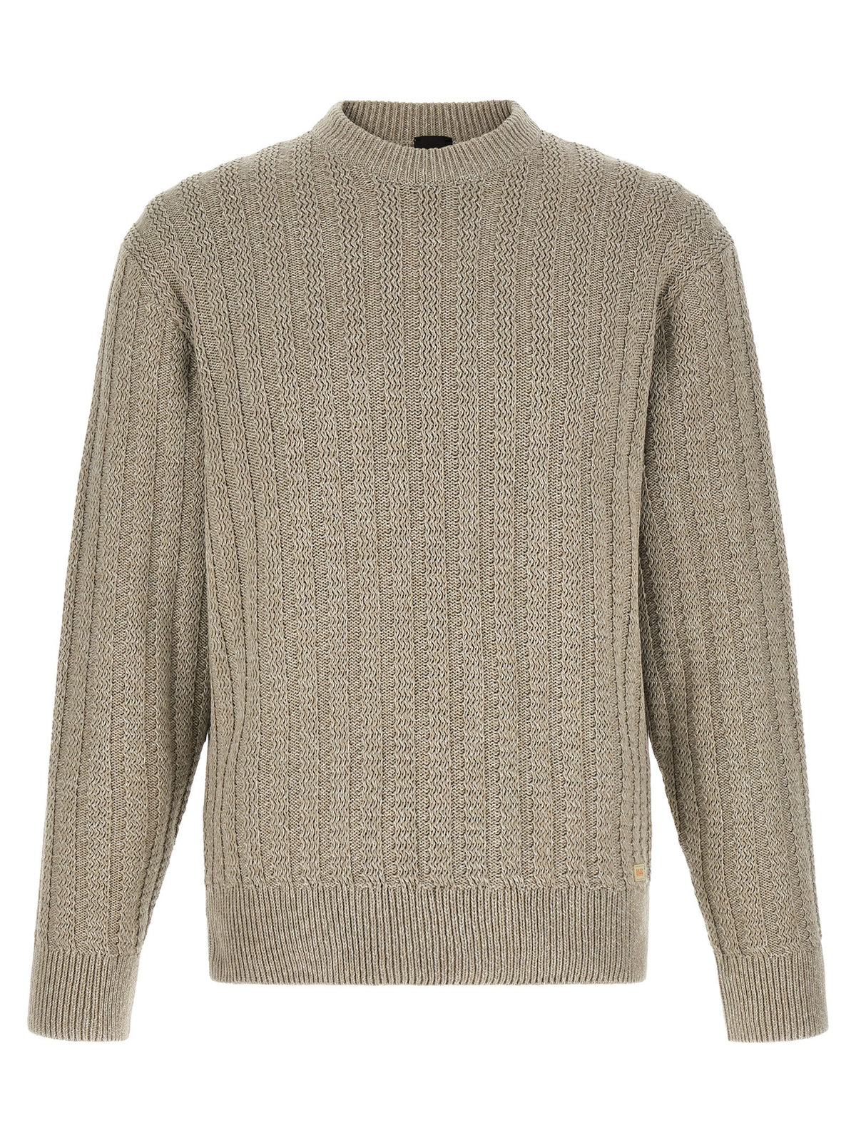 Hugo Boss Straight-Cut Cotton Cardigan Beige