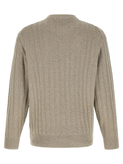 Hugo Boss Straight-Cut Cotton Cardigan Beige