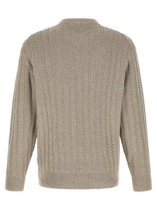 Hugo Boss Straight-Cut Cotton Cardigan Beige