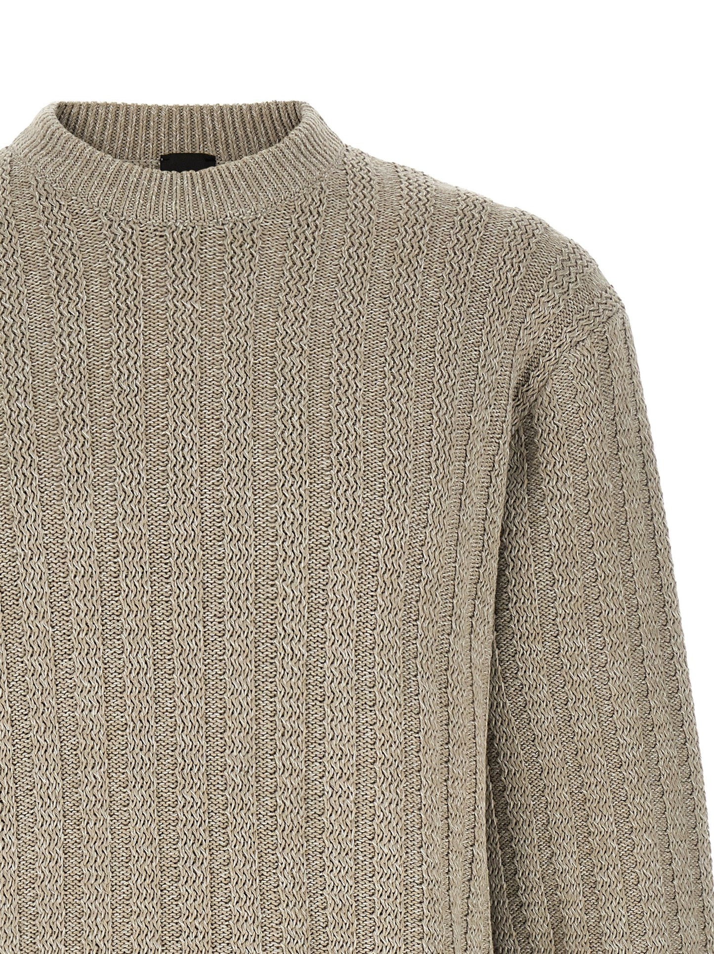 Hugo Boss Straight-Cut Cotton Cardigan Beige