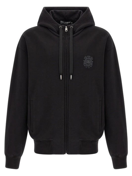Sudadera Dolce & Gabbana de algodón negro