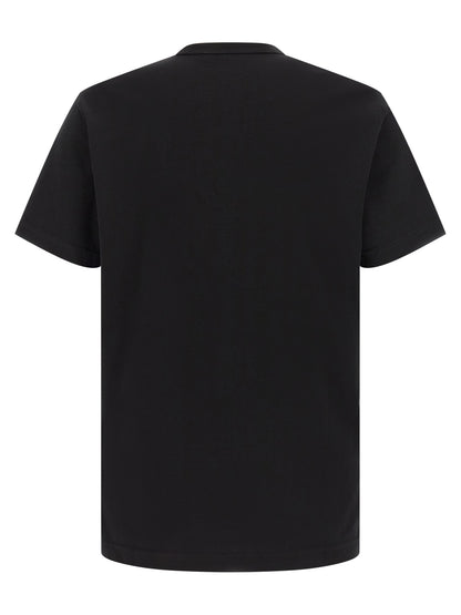 Dolce & Gabbana Camiseta De Algodón Negra - Calce Preciso