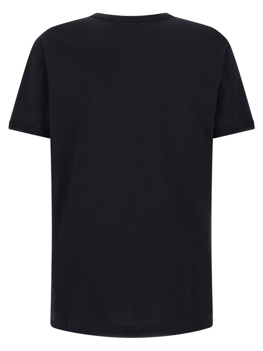 Camiseta de algodón azul Dolce & Gabbana