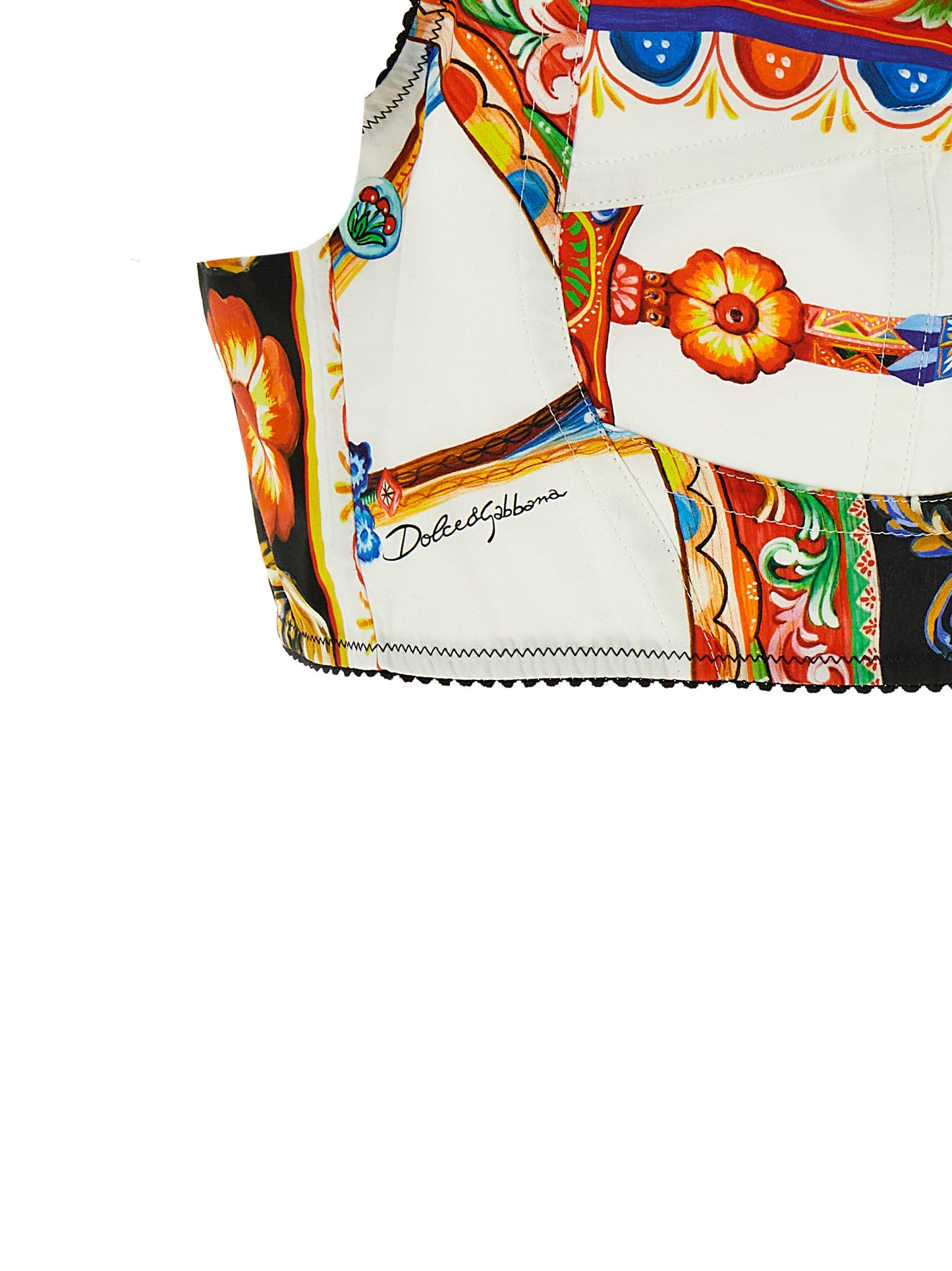 Camisetas sin mangas de algodón multicolor Dolce & Gabbana