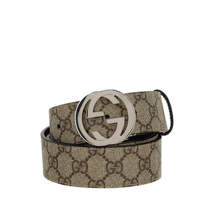 Cinturón Regular De Algodón Color Marrón De Gucci
