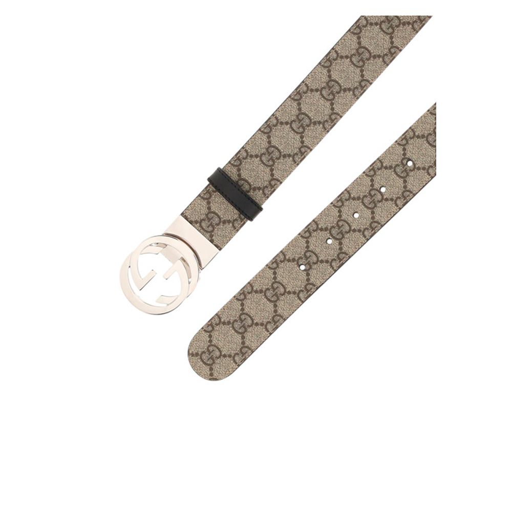 Cinturón Regular De Algodón Color Marrón De Gucci