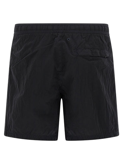 Stone Island Blue Polyamide Swim Shorts