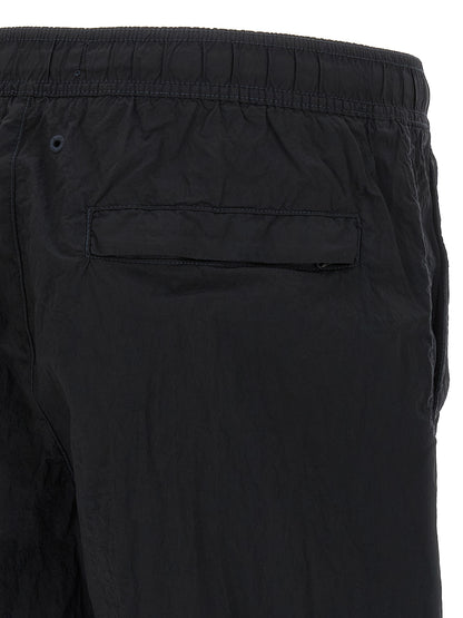 Stone Island Blue Polyamide Swim Shorts