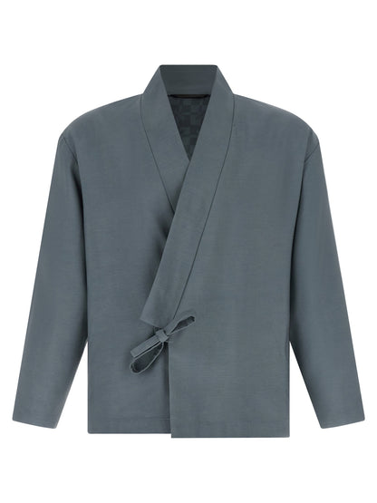 Blazer de lana gris Kenzo