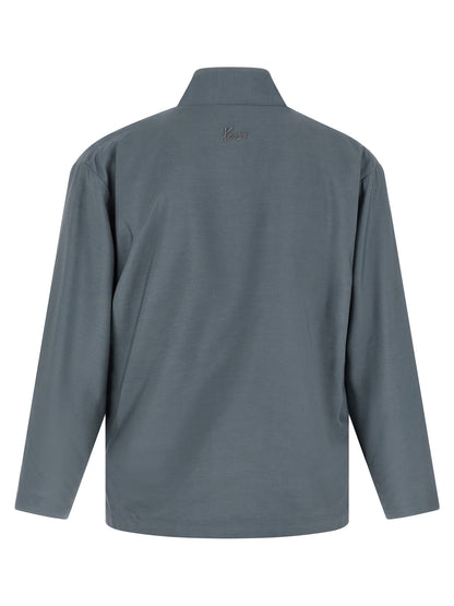 Blazer de lana gris Kenzo