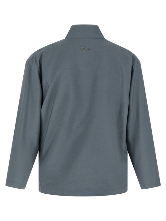 Blazer de lana gris Kenzo