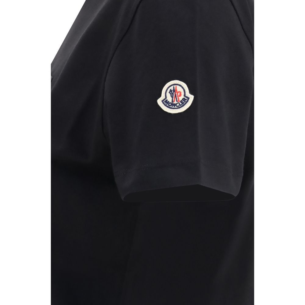 Camiseta Moncler de algodón negro