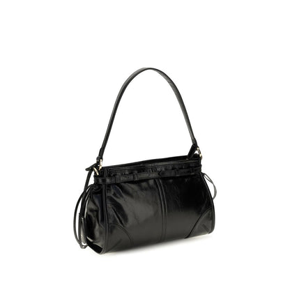 Bolso de mano Prada de piel de becerro negra Bos Taurus