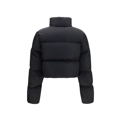 Chaqueta larga Prada negra de plumón de ganso