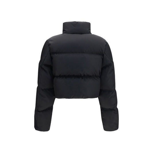 Chaqueta larga Prada negra de plumón de ganso
