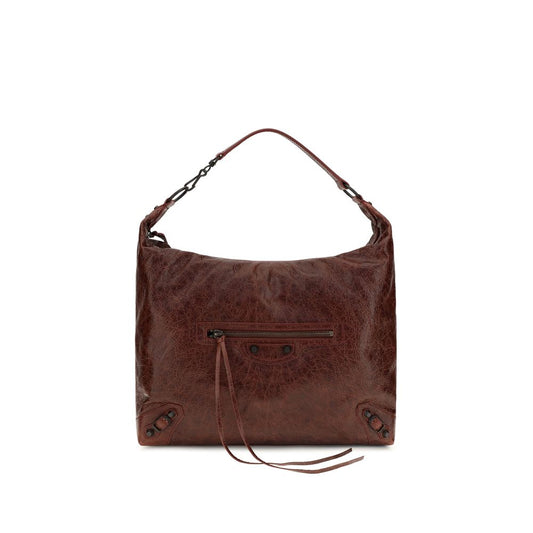 Bolso de Hombro Balenciaga Burdeos de Cordero Ovis Aries Aries