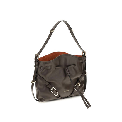 Bolso bucket Givenchy de piel de becerro marrón Bos Taurus