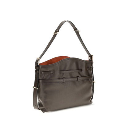 Bolso bucket Givenchy de piel de becerro marrón Bos Taurus