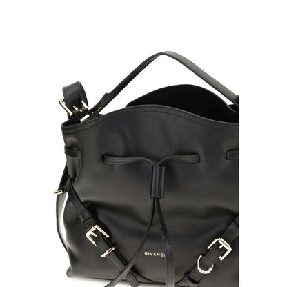 Bolso tipo cesta Givenchy de piel de becerro negra Bos Taurus