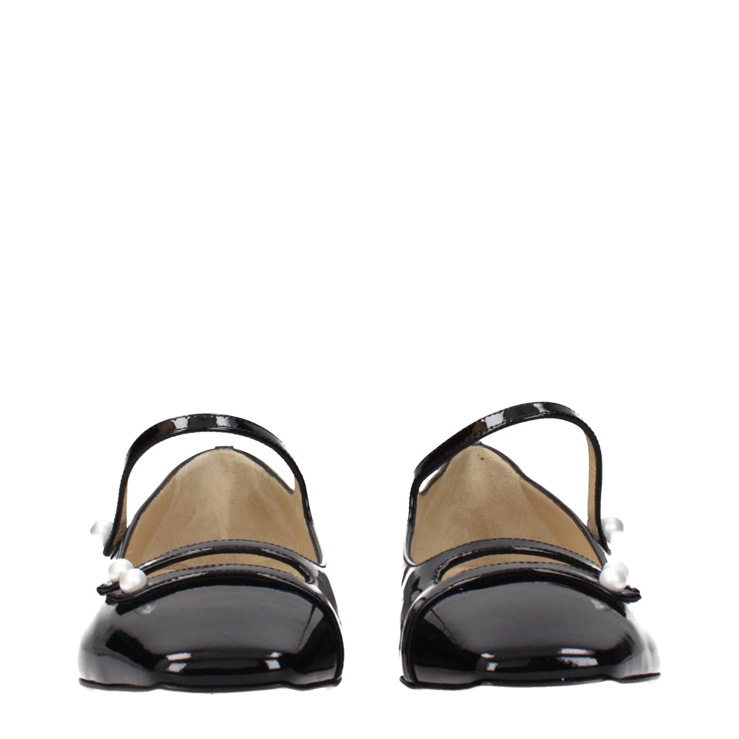 Bailarinas Jimmy Choo de cuero negro