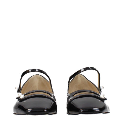 Bailarinas Jimmy Choo de cuero negro