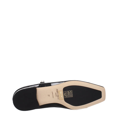Bailarinas Jimmy Choo de cuero negro