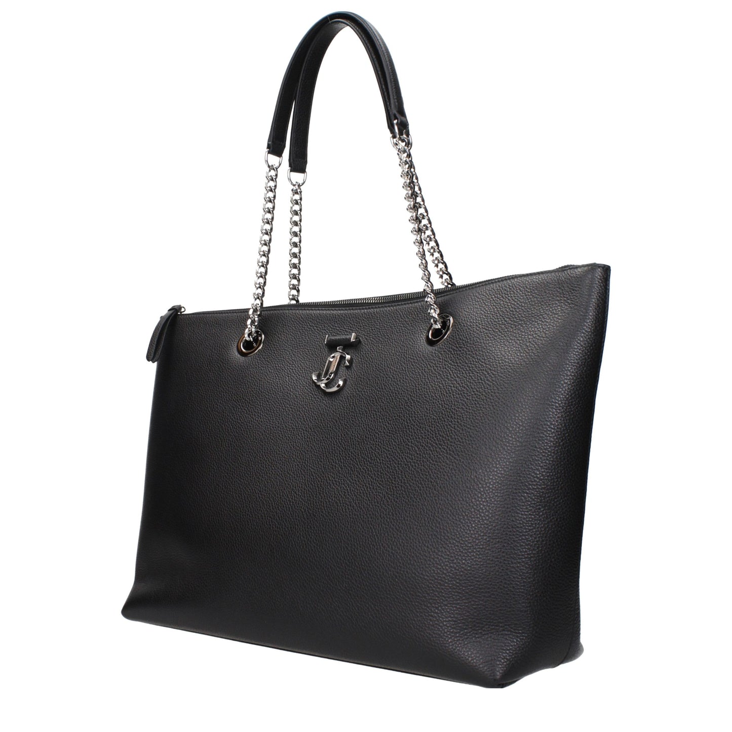Bolso de hombro Jimmy Choo de cuero negro
