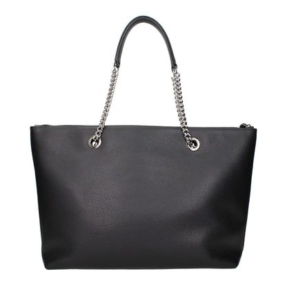 Bolso de hombro Jimmy Choo de cuero negro