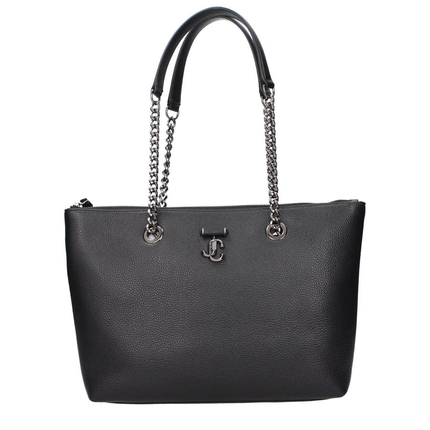 Bolso de hombro Jimmy Choo de cuero negro