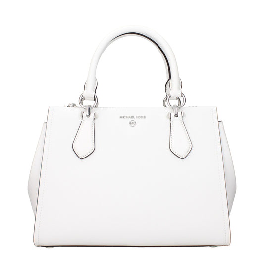 Sac à main Michael Kors en cuir blanc
