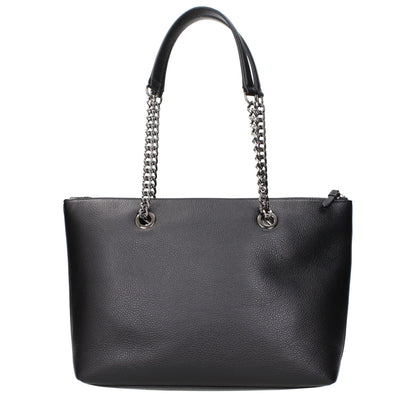 Bolso de hombro Jimmy Choo de cuero negro