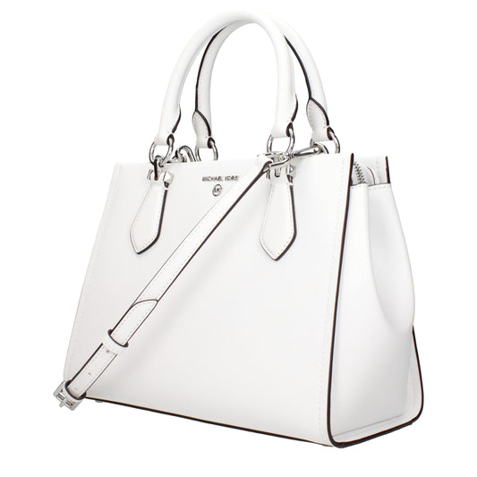 Sac à main Michael Kors en cuir blanc