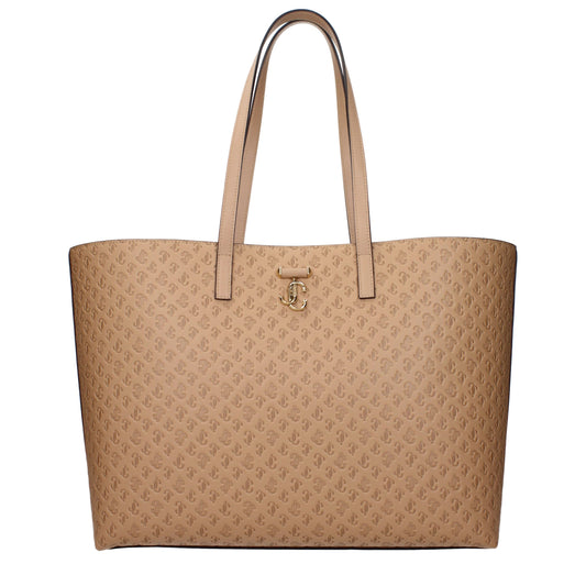 Bolso de Hombro Jimmy Choo de Cuero Marrón