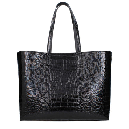 Bolso de hombro Jimmy Choo de cuero negro
