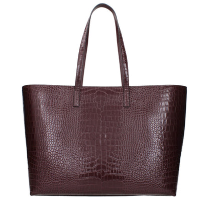 Bolso de hombro de cuero rojo Jimmy Choo