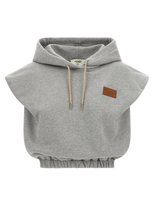 Sudadera Fendi de Algodón Gris