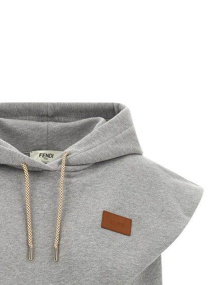 Sudadera Fendi de Algodón Gris
