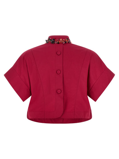 Blusa Fendi de algodón multicolor