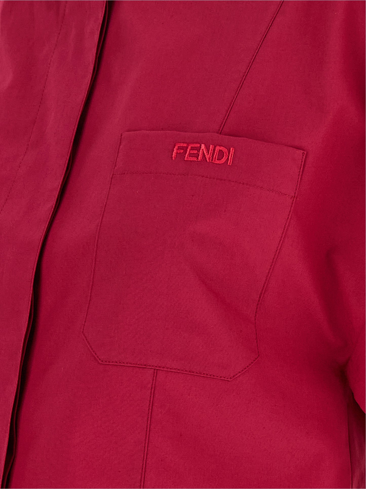 Blusa Fendi de algodón multicolor