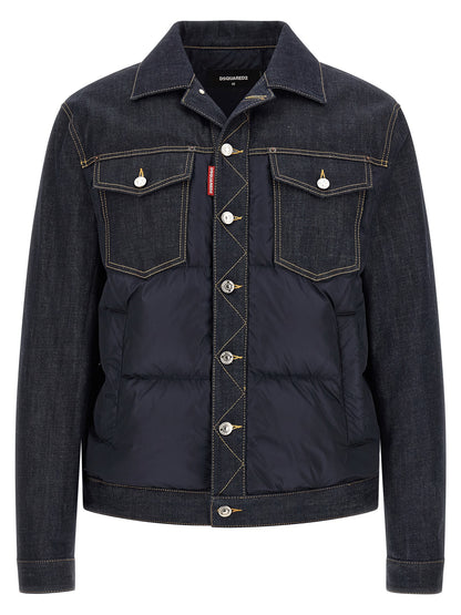 Dsquared² Blue Cotton Denim Jacket