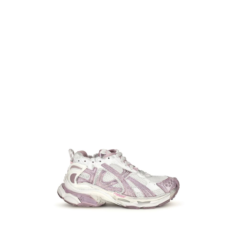 Baskets Balenciaga violettes en polyester
