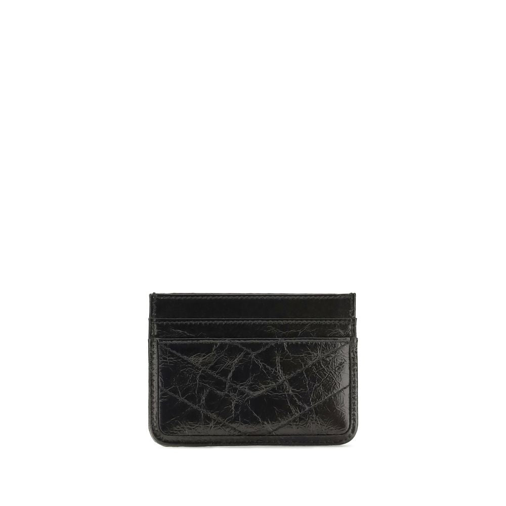 Cartera Saint Laurent De Piel De Becerro Negra Modelo Bos Taurus