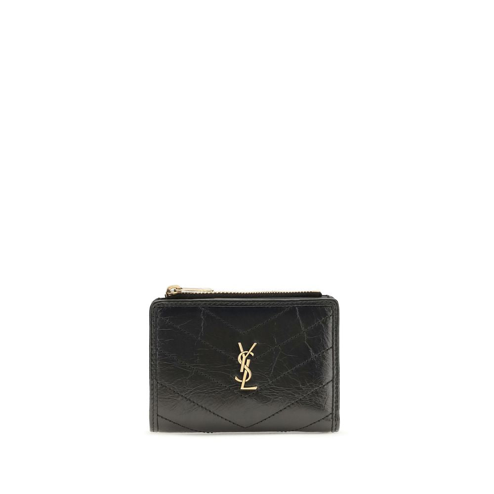 Cartera Saint Laurent de Piel de Becerro Negra Bos Taurus