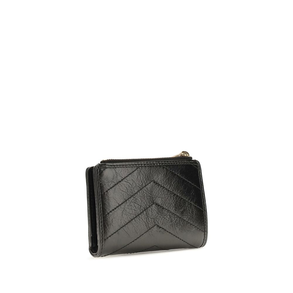 Cartera Saint Laurent de Piel de Becerro Negra Bos Taurus